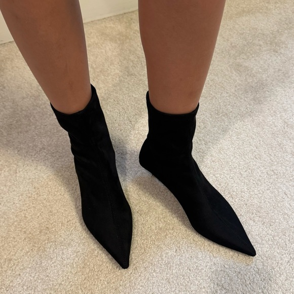Zara suede ankle boots - Picture 4 of 12